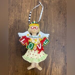 Vintage Mary Engelbreit Angel Christmas Ornament